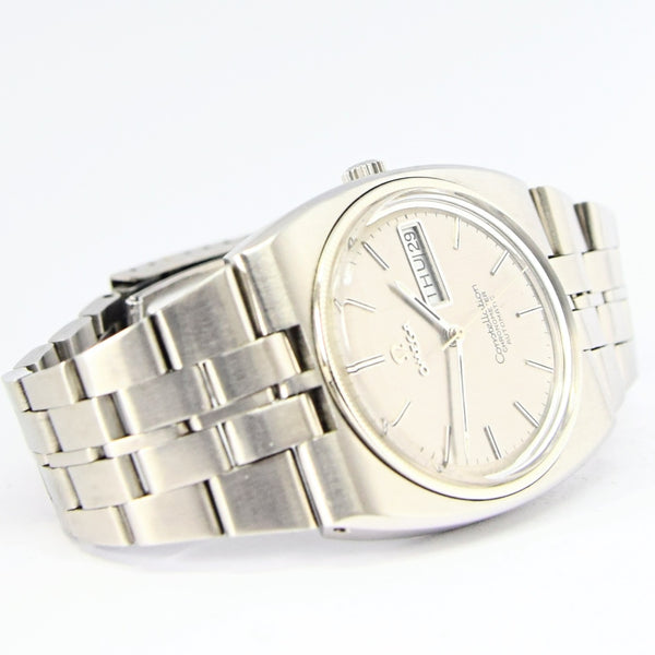 1972 Omega Constellation Automatic Chronometer Day/Date Model 168.045 with White Gold Bezel