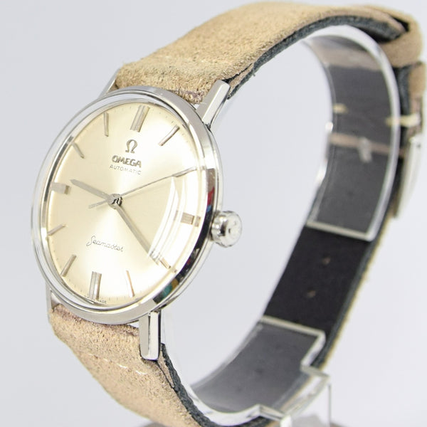 1961 Omega Seamaster Automatic in Stainless Steel Model 14765 Pre Deville