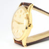 1952 Omega Manual Wind Dress Watch Model 13322 in 9ct Gold with Mixed Arrow and Arabic Numerals Sub Seconds and Original Gold Buckle