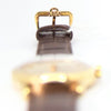1952 Omega Manual Wind Dress Watch Model 13322 in 9ct Gold with Mixed Arrow and Arabic Numerals Sub Seconds and Original Gold Buckle