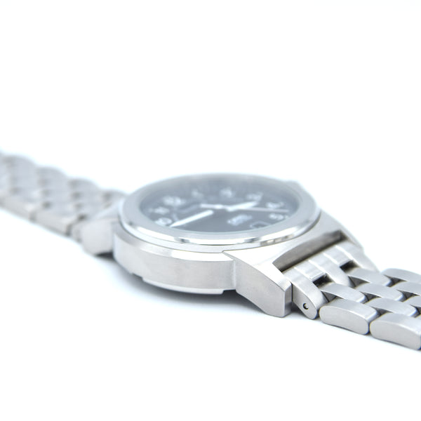 2005 Oris Big Crown Automatic Day Date with Deco Luminous Numbers Model 7500 in Stainless Steel on Bracelet