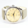 1950s Unusual Baume Swiss Power Reserve Automatic Wristwatch with Mixed Arrow & Arabic Numerals