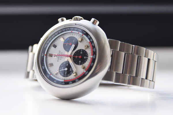 Tissot T12 Chronograph in Stainless Steel on Bracelet with Lemania 873 Circa 1970