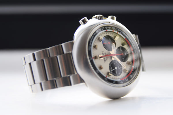 Tissot T12 Chronograph in Stainless Steel on Bracelet with Lemania 873 Circa 1970