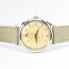 1950s Unusual Baume Swiss Power Reserve Automatic Wristwatch with Mixed Arrow & Arabic Numerals