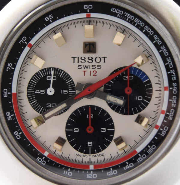 Tissot T12 Chronograph in Stainless Steel on Bracelet with Lemania 873 Circa 1970