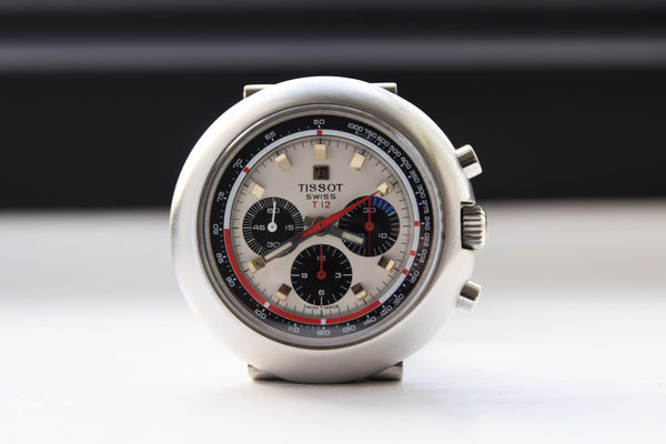 Tissot T12 Chronograph in Stainless Steel on Bracelet with Lemania 873 Circa 1970