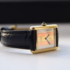 Cartier Tank Mechanical Manual Wind with Tri Colour Dial in Silver Gilt Circa 1970
