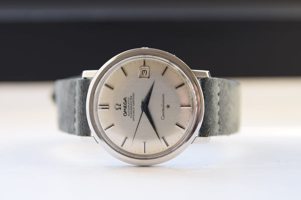 Omega Constellation Automatic Date 168.004 in Stainless Steel on Bracelet 1964