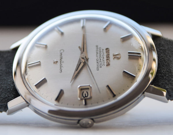 Omega Constellation Automatic Date 168.004 in Stainless Steel on Bracelet 1964