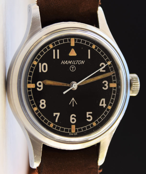 1960s Hamilton Rare Mk11 British Military Issue Wristwatch Model 6B