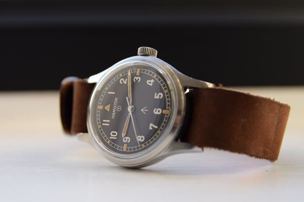 1960s Hamilton Rare Mk11 British Military Issue Wristwatch Model 6B