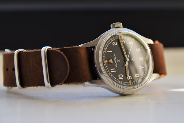 1960s Hamilton Rare Mk11 British Military Issue Wristwatch Model 6B