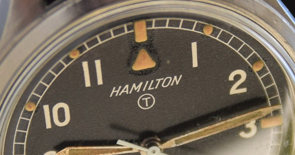 1960s Hamilton Rare Mk11 British Military Issue Wristwatch Model 6B