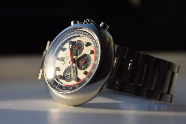 Tissot T12 Chronograph in Stainless Steel on Bracelet with Lemania 873 Circa 1970