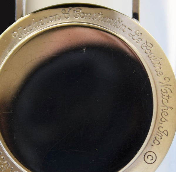 LeCoultre and Vacheron Constantin Wristwatch 1950s with Diamond Mystery 'Galaxy' Dial in 14ct Gold