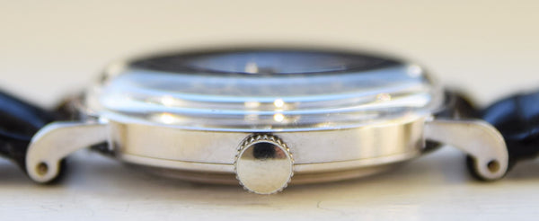 LeCoultre and Vacheron Constantin Wristwatch 1950s with Diamond Mystery 'Galaxy' Dial in 14ct Gold