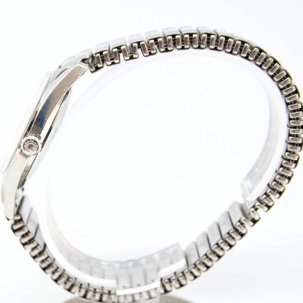1957 Longines Silver Arrow Manual Wind in Stainless Steel on Rare Longines Fixoflex Bracelet Model 9100 & Archive Extract