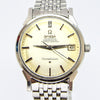 1964 Omega Constellation Auto with Dog Leg Lugs & Original Box Model 168.005 on Beads of Rice Bracelet