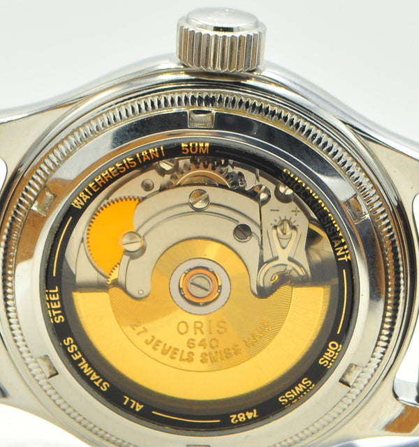 Oris Big Crown Pointer Date Automatic in Stainless Steel Model 7482 with Box Circa 1990s