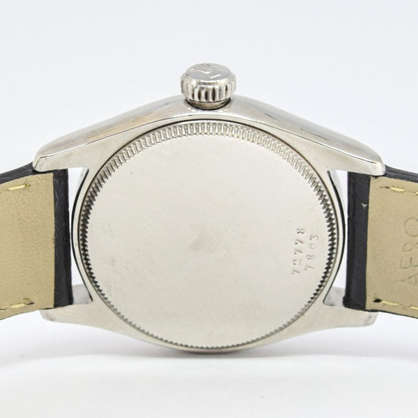 1950s Tudor Oyster Shock-Resisting Stainless Steel Wristwatch Model 7803 32mm