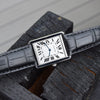 Classic Cartier Full Size Tank Solo Model 2715 in Stainless Steel with Deployment Buckle & Box Circa 2010