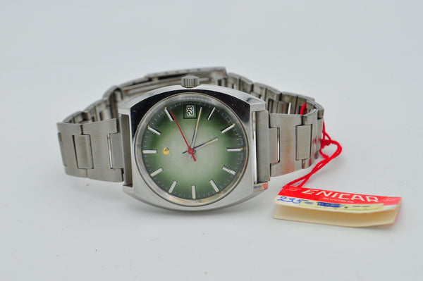 1970s Enicar Ocean Pearl Automatic New Old Stock NOS Ref. 165.39.18