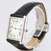 Classic Cartier Full Size Tank Solo Model 2715 in Stainless Steel with Deployment Buckle & Box Circa 2010