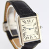 Classic Cartier Full Size Tank Solo Model 2715 in Stainless Steel with Deployment Buckle & Box Circa 2010