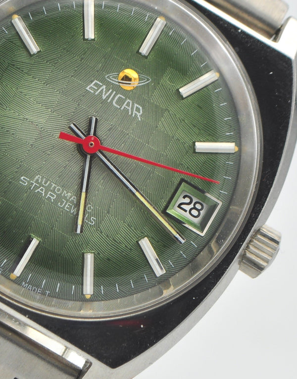 1970s Enicar Ocean Pearl Automatic New Old Stock NOS Ref. 165.39.18