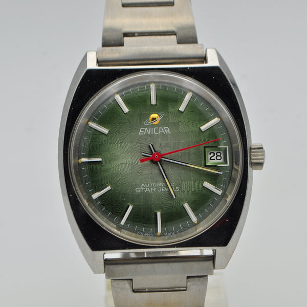 1970s Enicar Ocean Pearl Automatic New Old Stock NOS Ref. 165.39.18