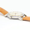 1950 Omega Large Automatic Bumper with Arabic Dial Jumbo Model 2493 in Stainless Steel Case with Archive Extract