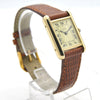 1984 Cartier Ladies Tank Mechanical Manual Wind with Classic Roman Dial and Box & Papers