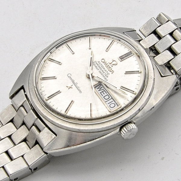 1971 Omega Constellation Automatic Chronometer Day / Date Model 168.0019 with Linen Dial