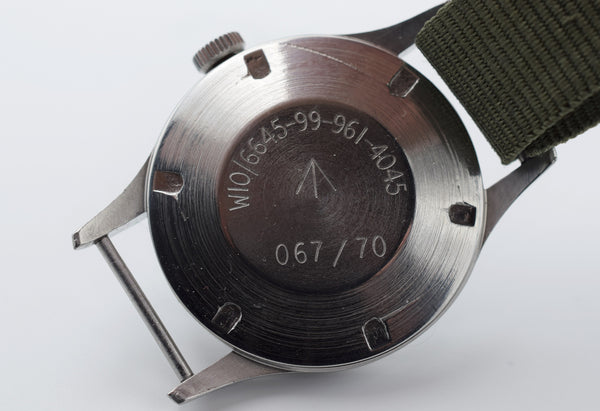 1970 Smiths W10 British Military Issue Wristwatch