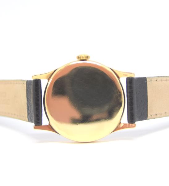 1964 Longines Solid 9ct Gold Dress Watch with Mixed Arrow and Arabic Numerals and Immaculate Dial Model 13322 Caliber 30L
