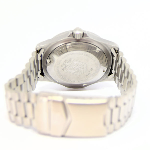 1990s TAG Heuer Automatic 2000 Series Dive Watch Model 669.206F 38mm Stainless Steel on Fliplock Bracelet with Service Box