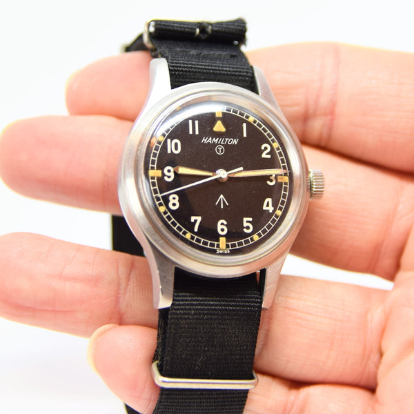 1967 Hamilton Rare & Unpolished Mk11 British Military Issue Wristwatch Model 6B Royal Air Force