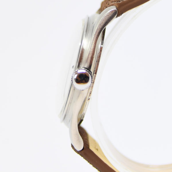 1940s Baume Manual Wind Wristwatch with Original Salmon Dial and Great Lume! UK Agent for Longines