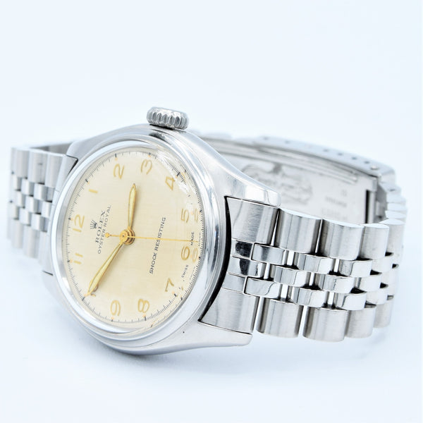 1949 Rolex Oyster Royal Model 6044 in 32mm Stainless Steel Oyster Case with Rare Arabic Numerals