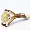 1940s Baume Manual Wind Wristwatch with Original Salmon Dial and Great Lume! UK Agent for Longines