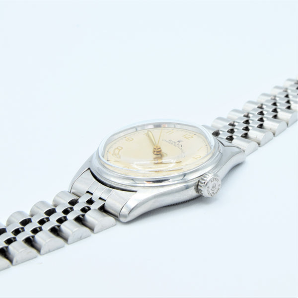 1949 Rolex Oyster Royal Model 6044 in 32mm Stainless Steel Oyster Case with Rare Arabic Numerals