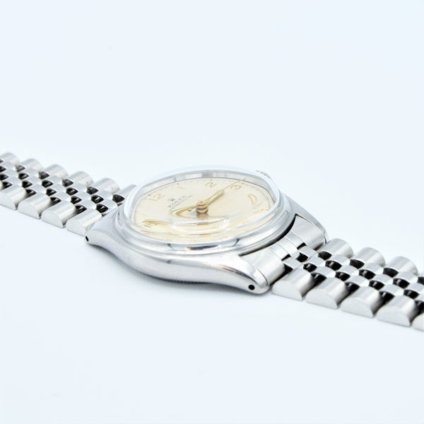 1949 Rolex Oyster Royal Model 6044 in 32mm Stainless Steel Oyster Case with Rare Arabic Numerals