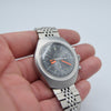 1969 Rare and Unusual Omega Seamaster Chronograph "Flat Jedi" Model 145.024 in Fine Condition with Box
