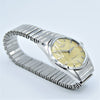 1957 Longines Silver Arrow Manual Wind in Stainless Steel on Rare Longines Fixoflex Bracelet Model 9100 & Archive Extract