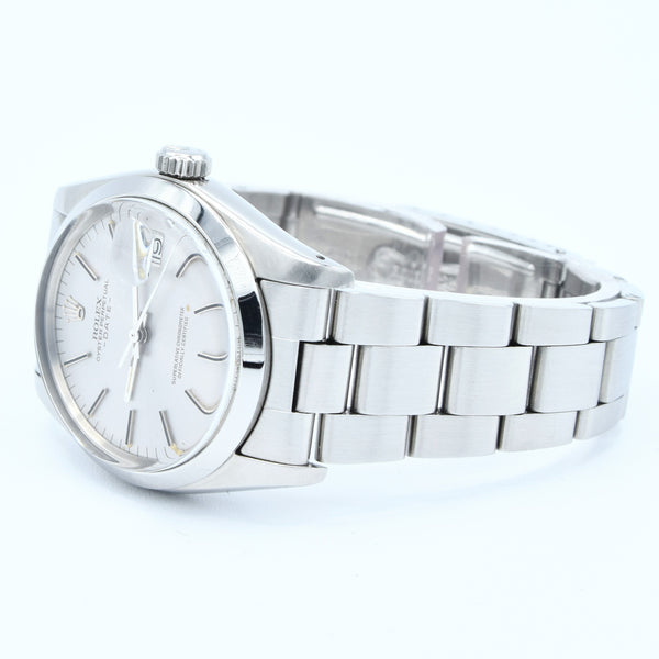 1977-78 Rolex Oyster Perpetual Date Model 1500 with Satin Silver