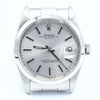 1977-78 Rolex Oyster Perpetual Date Model 1500 with Satin Silver "Sigma Dial" in Stainless Steel on Heavy Oyster Bracelet
