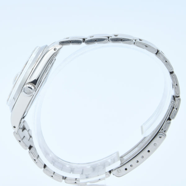 1970 Rolex Oyster Date Precision Model 6694 with Satin Silver Dial in Stainless Steel on Oyster Bracelet