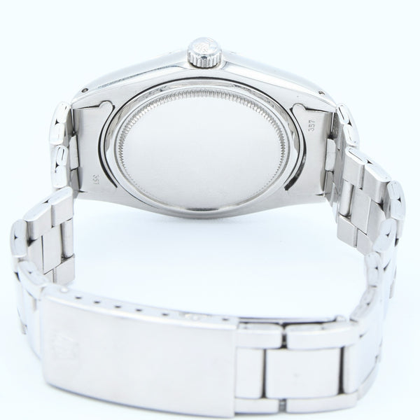 1970 Rolex Oyster Date Precision Model 6694 with Satin Silver Dial in Stainless Steel on Oyster Bracelet