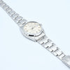 1970 Rolex Oyster Date Precision Model 6694 with Satin Silver Dial in Stainless Steel on Oyster Bracelet